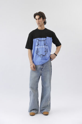 Warthog Blue and Black Pocket Tee