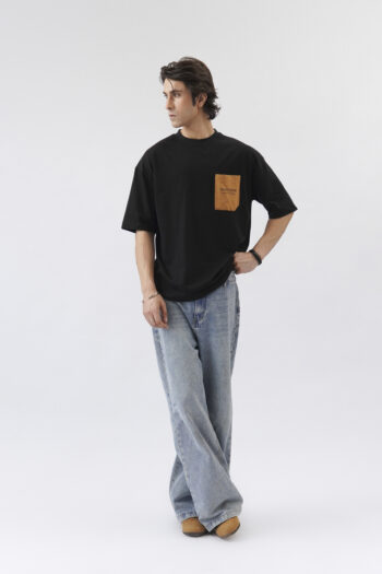 Warthog Black Oversized Tee