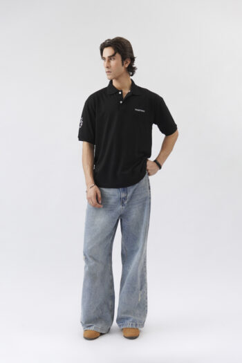 Warthog Black Polo Shirt