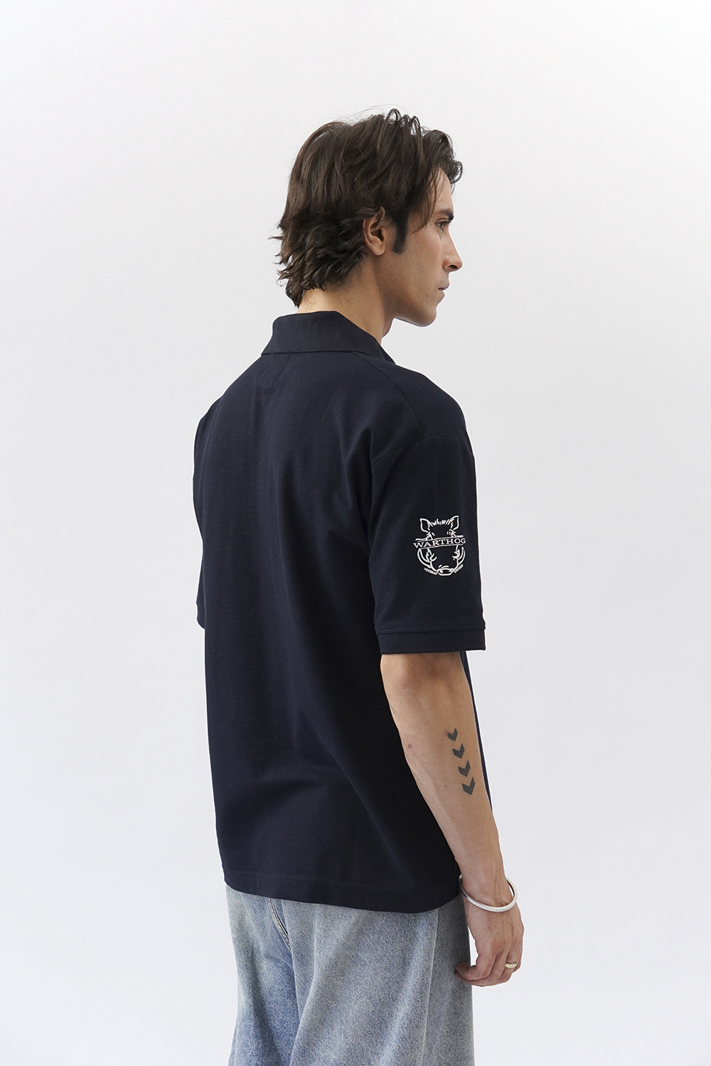 Warthog Navy Polo Shirt - Image 2